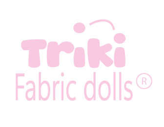 logotipo da marca registada nacional Triki Fabric dolls